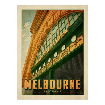 Art Print | Flinders Street Station 'Under The Clocks', Melbourne